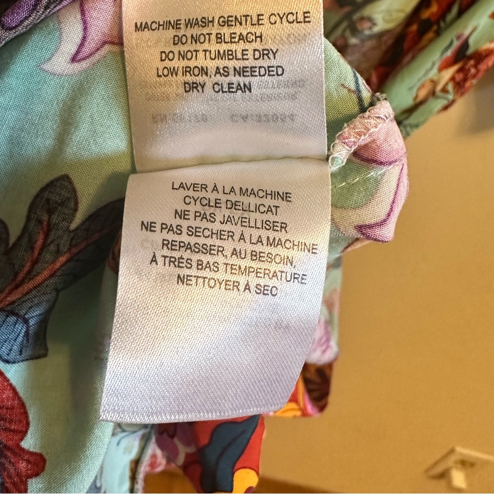 Anthropologie Multicolor Floral Kimono - Picture 11 of 14